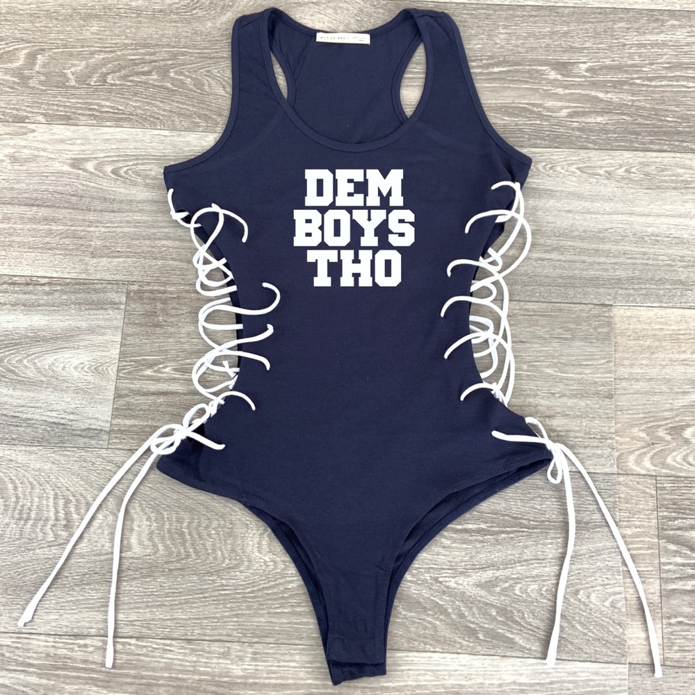 Dem Boys Tho Bodysuit Onepiece GF/mom/mothers gift, Football Sports, Texas Girl - Picture 1 of 4